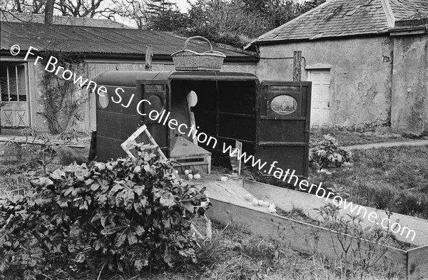 OLD VAN AS CHICKEN HOUSE